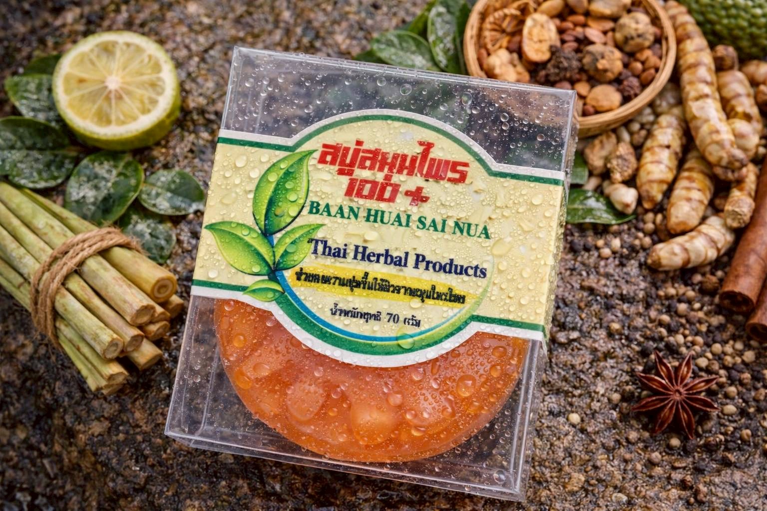 สบู่เเดงสมุนไพร