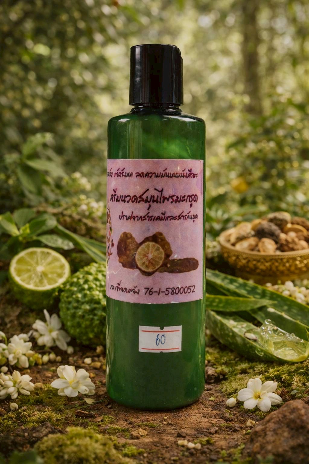 ครีมนวดผมสมุนไพรมะกรูด