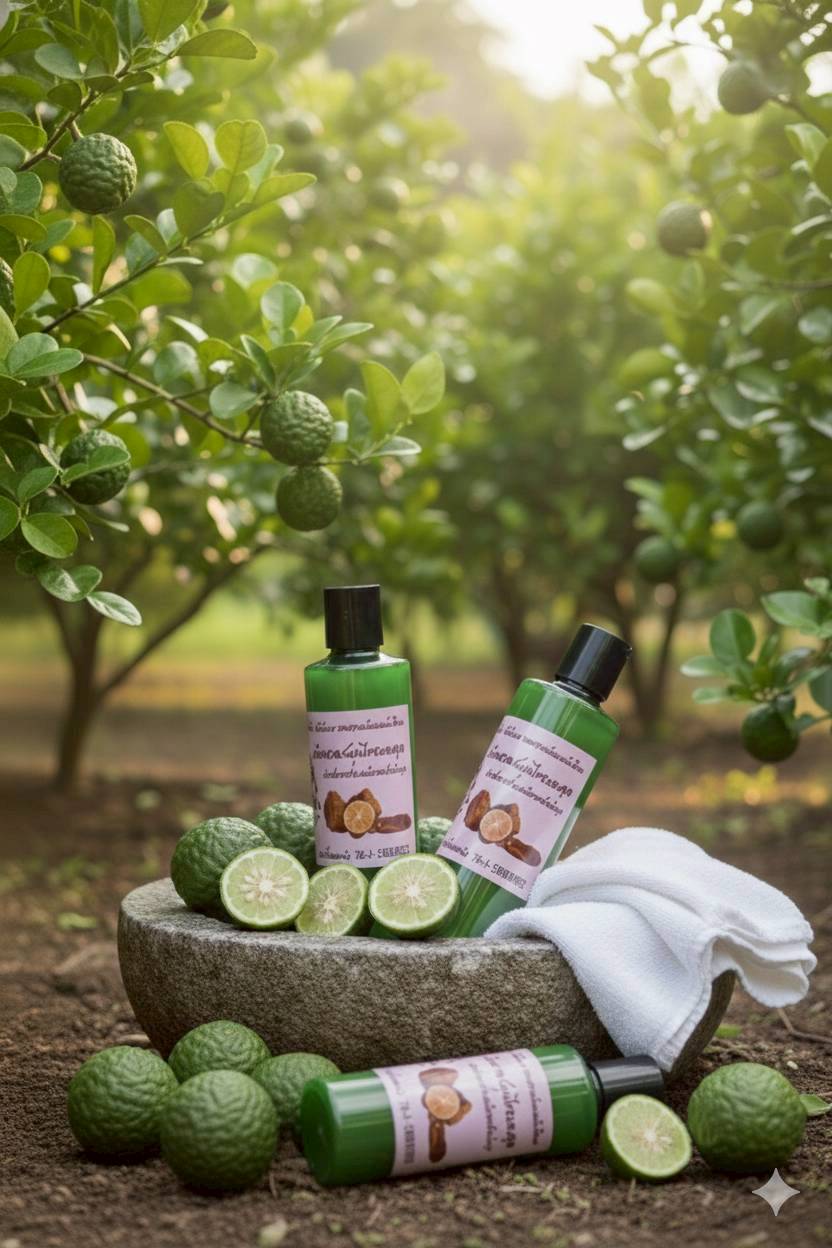 เเชมพูสมุนไพรมะกรูด